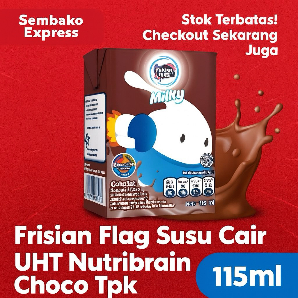 

Frisian Flag Susu Cair UHT NutribRAIN Choco 115ml