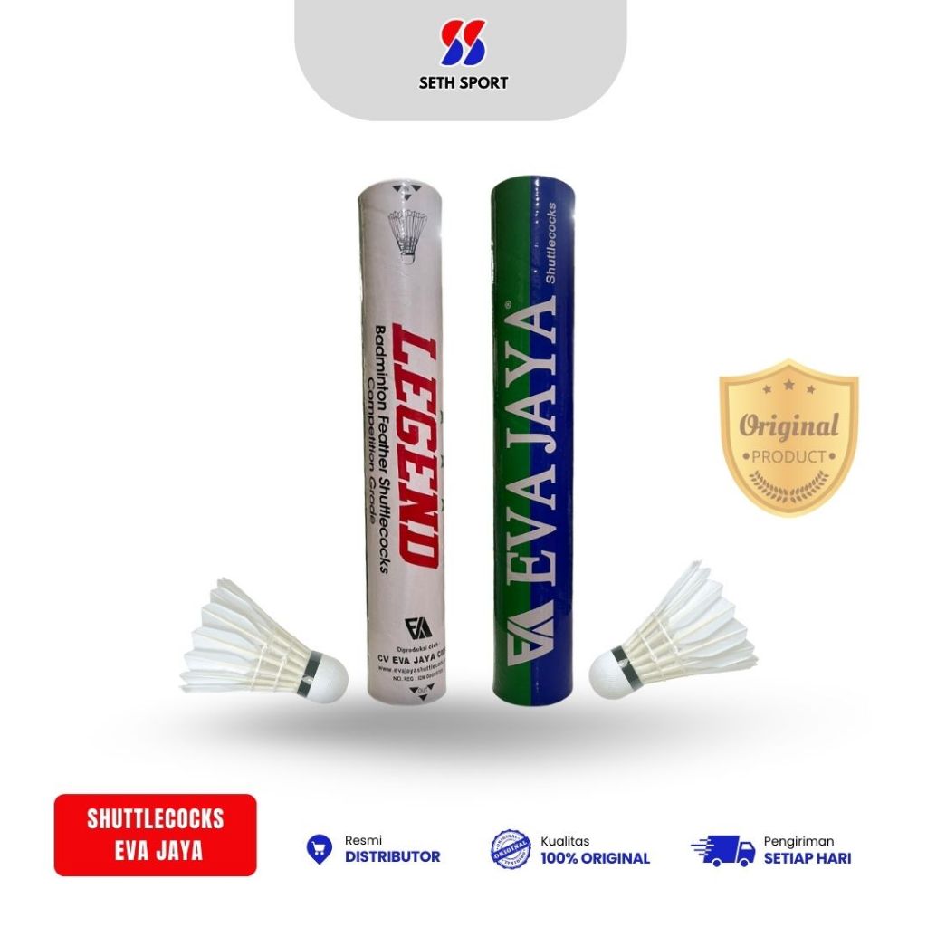 Shuttlecock/Bola Badminton Eva Jaya Legend Original