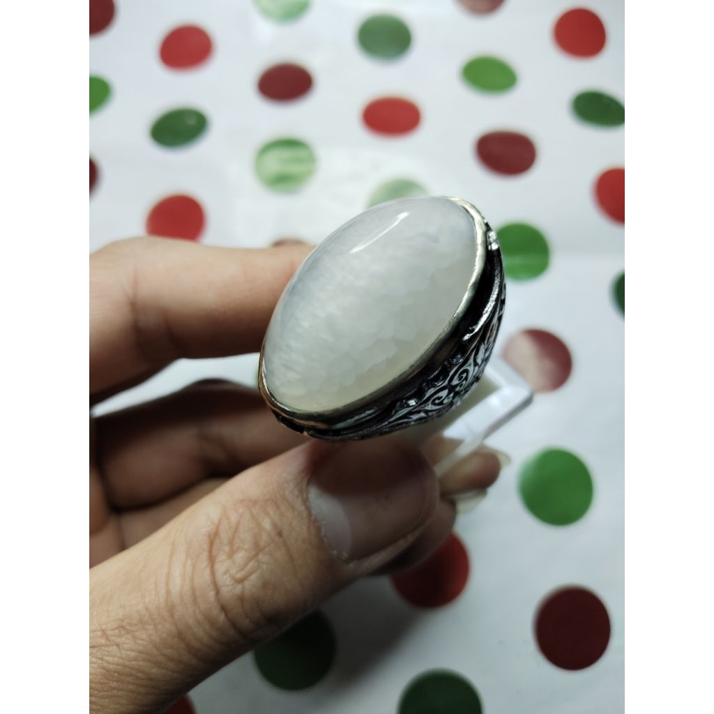 BATU AKIK ANGGUR MOTIF PANDAN KAPAS