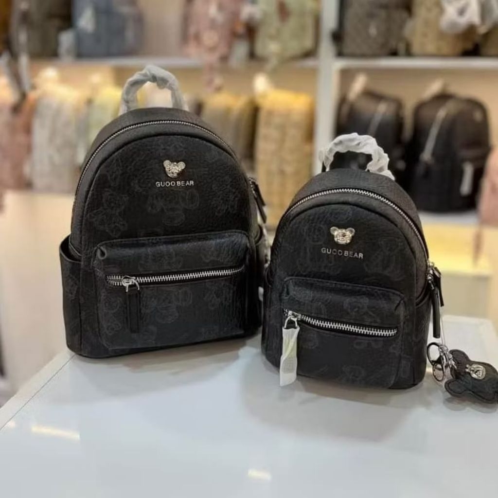 Ttwn guoo bear original Gu8018 (M) - Gu8017 (S) - backpack wanita terlaris - ttwn bear - guoo bear o