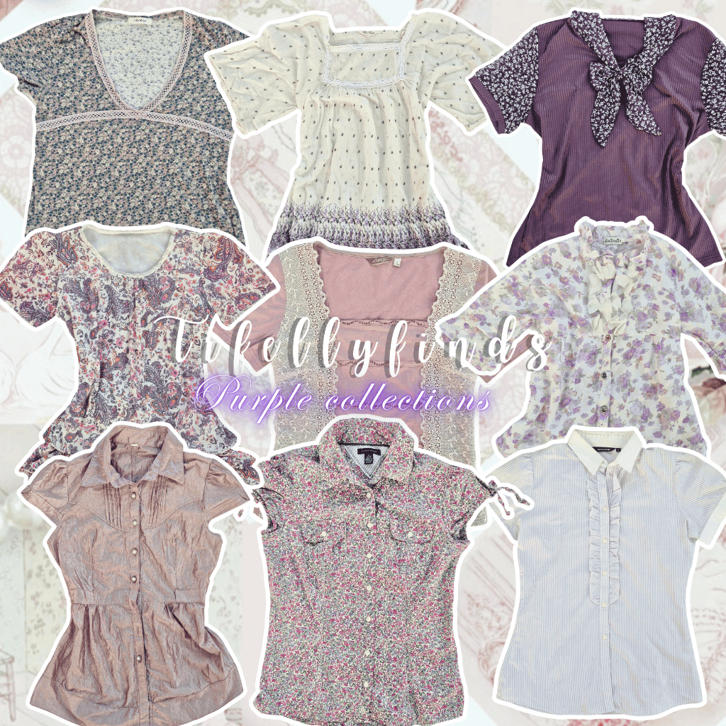 purple blouse cottagecore coquette sawako shoujo feminim pinterest japan kawaii lolita babydoll doll