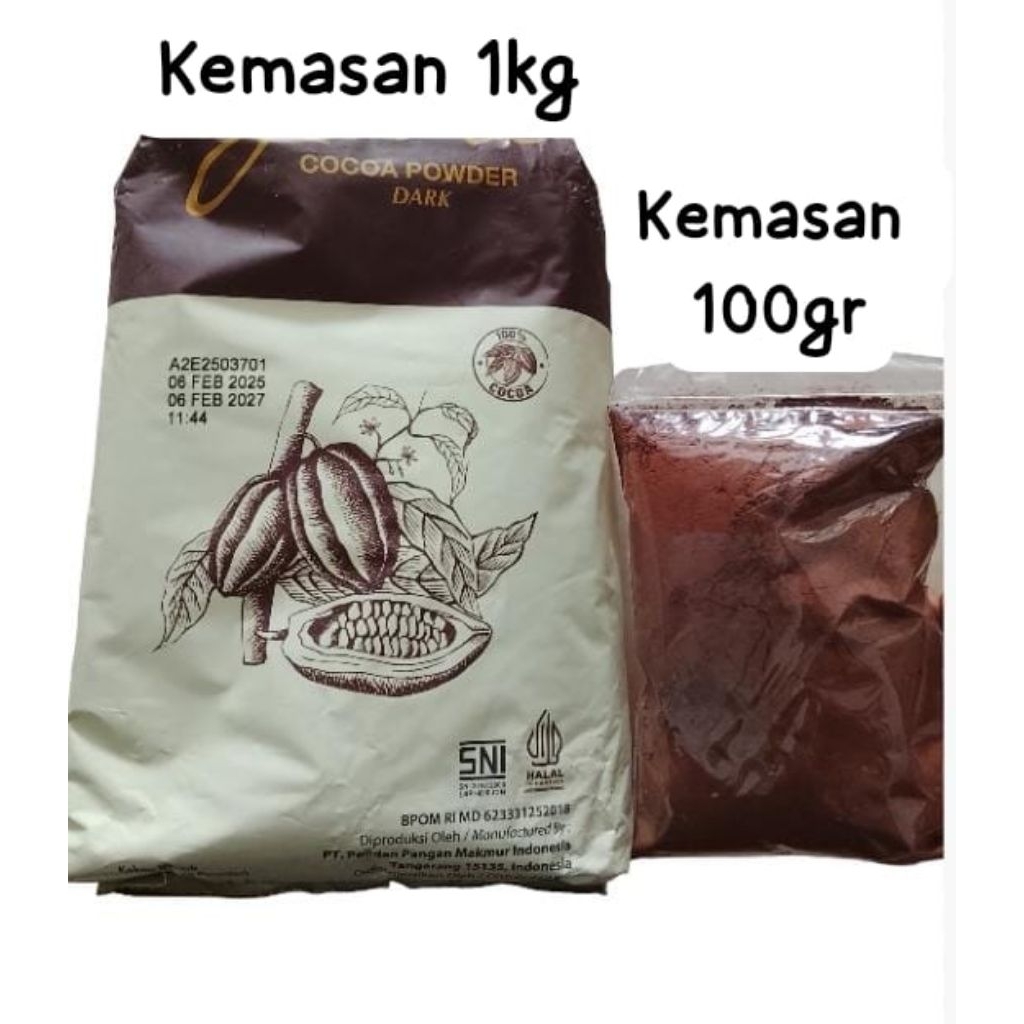 

BUBUK COKLAT ASLI/JAVA COCOA POWDER DARK REAPACK 100GR