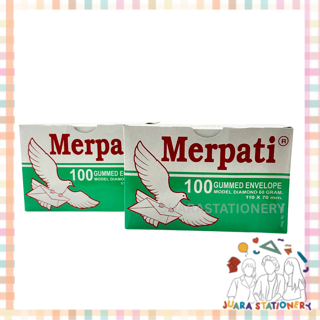 

(244) Amplop KN Merpati 100 lembar 60 gsm / Amplop Kartu Nama 7x11 cm