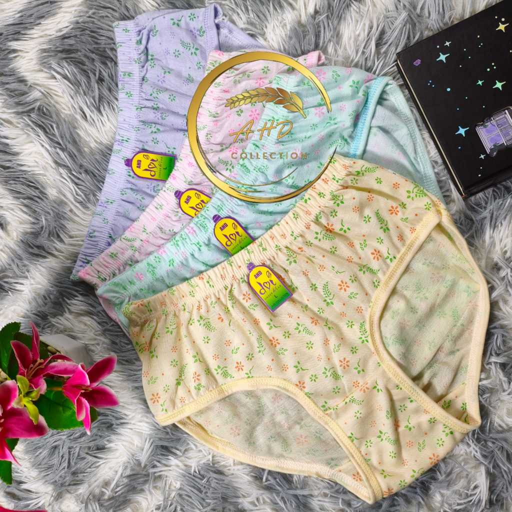 AHD - Celana Dalam Doi Wanita Remaja Dewasa Jumbo Sablon / CD Wanita Cantik Sablon