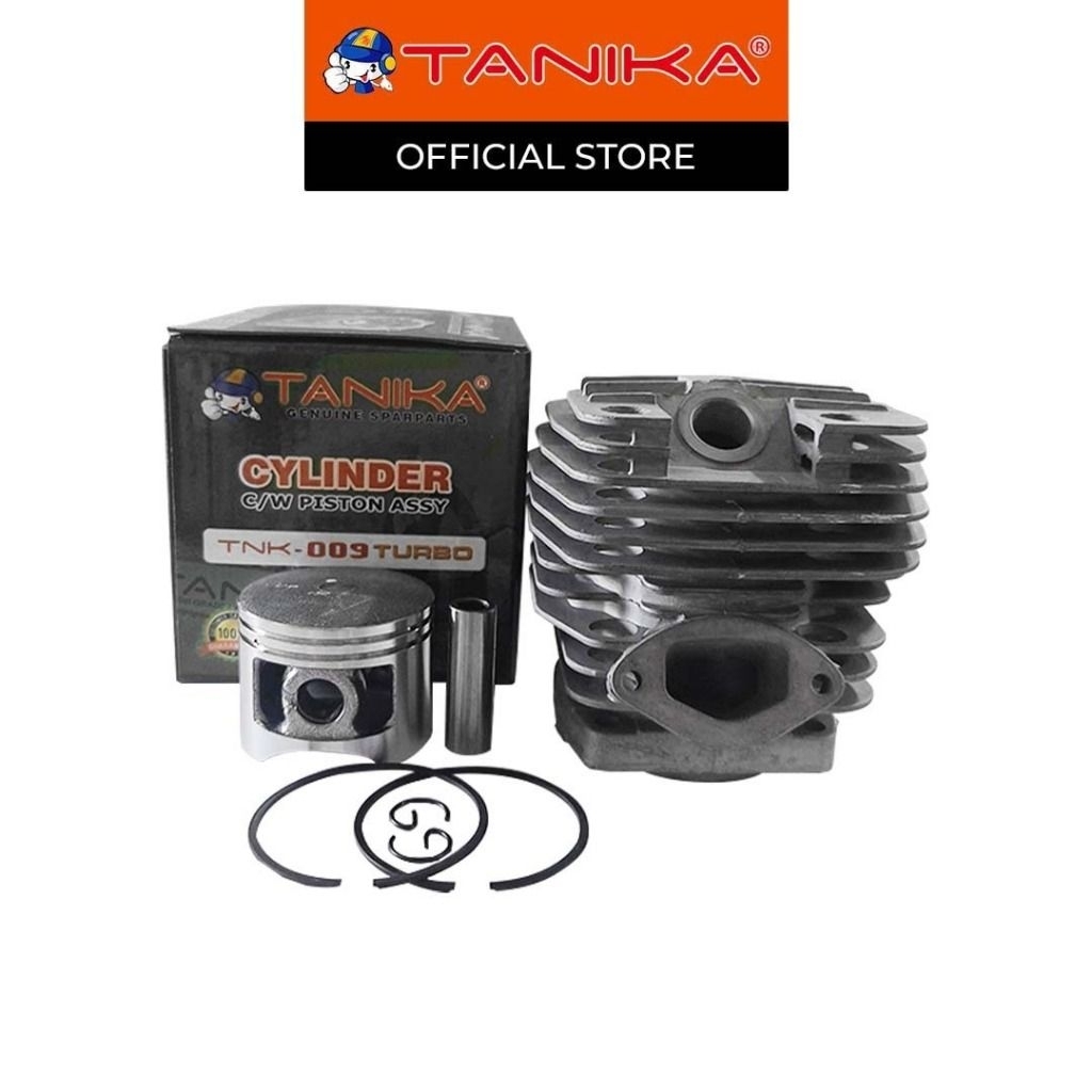 Blok assy Cylinder Blok Mesin Chainsaw Tanika tipe TNK 009 Turbo Original