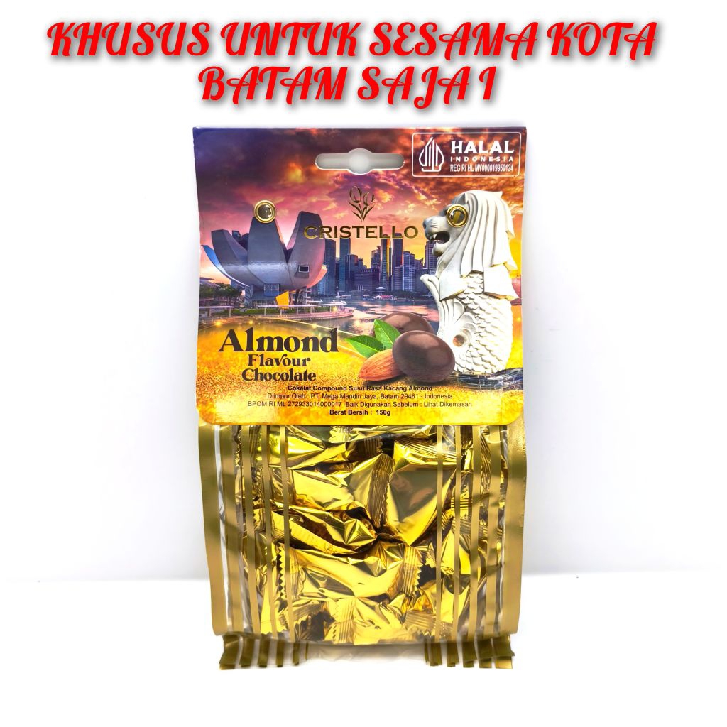 

Cristello Almond Chocolate 150 gram