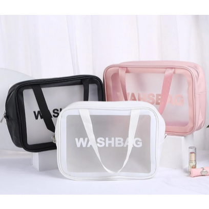 [HsLapak] TAS WASHBAG WATERPROOF / TAS WASHBAG TRANSPARAN / TAS WASHBAG /TAS WASHBAG WANITA PRIA / T