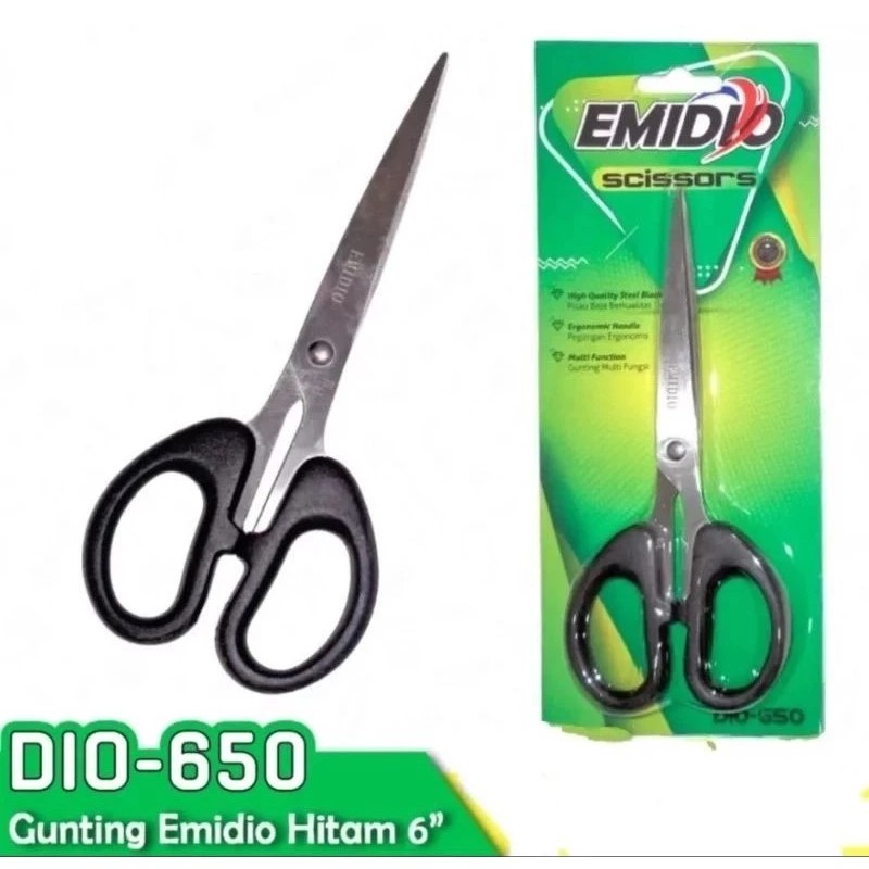 

DIO650 GUNTING SEDANG 16CM Gunting 6in Gunting EMIDIO Sedang Stainless 16 CM 6 INCH / Gunting 16CM 6INCH Sedang DIO 650 / Gunting Medium DIO-650