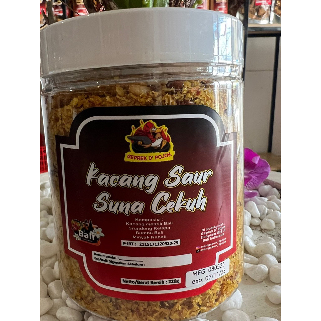 

kacang saur sune cekuh toples