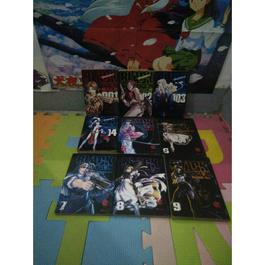 komik full set black lagoon 1-9