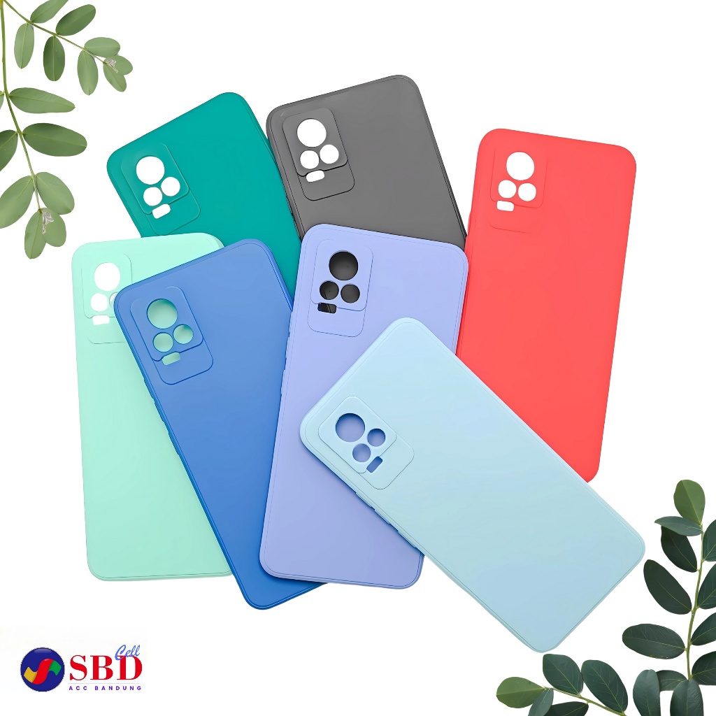 Softcase Vogue Untuk Vivo V20 V21E V21 4G Silicon Case Warna Bahan dalam Bludru Casing Anti Noda Jam