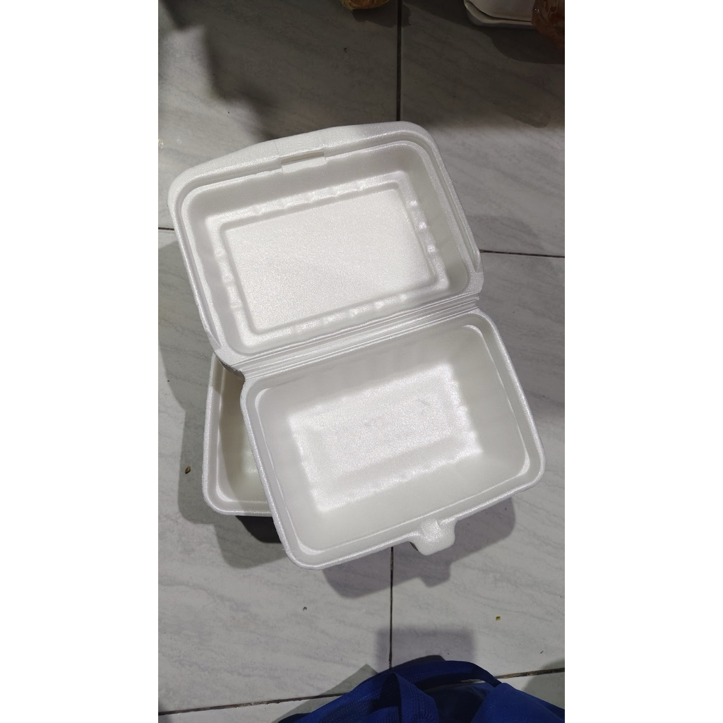 Kotak Makanan Styrofoam Bubur (LUX) – Wadah Nasi Kotak Praktis