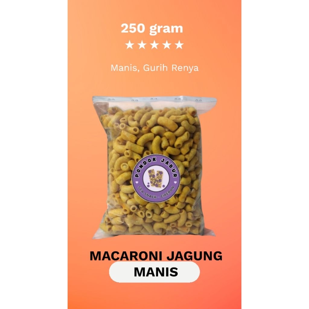 

MAKARONI JAGUNG MANIS