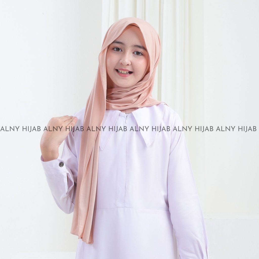 Pashmina Inner Jersey Anak Pashmina Instan Oval Anak Pashmina Instan Inner Oval Jersey