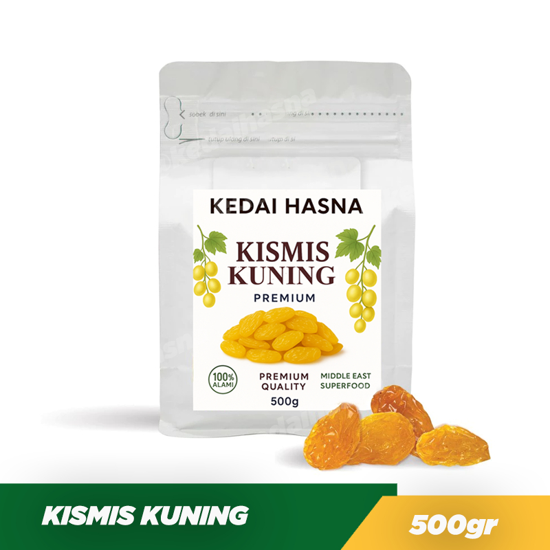 

Kismis Kuning Golden Raisins 500g Premium Kedai Hasna