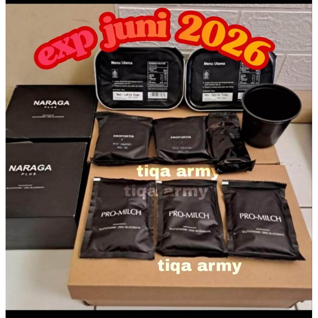 RANSUM NARAGA. MAKANAN TNI. MAKANAN SIAP SAJI