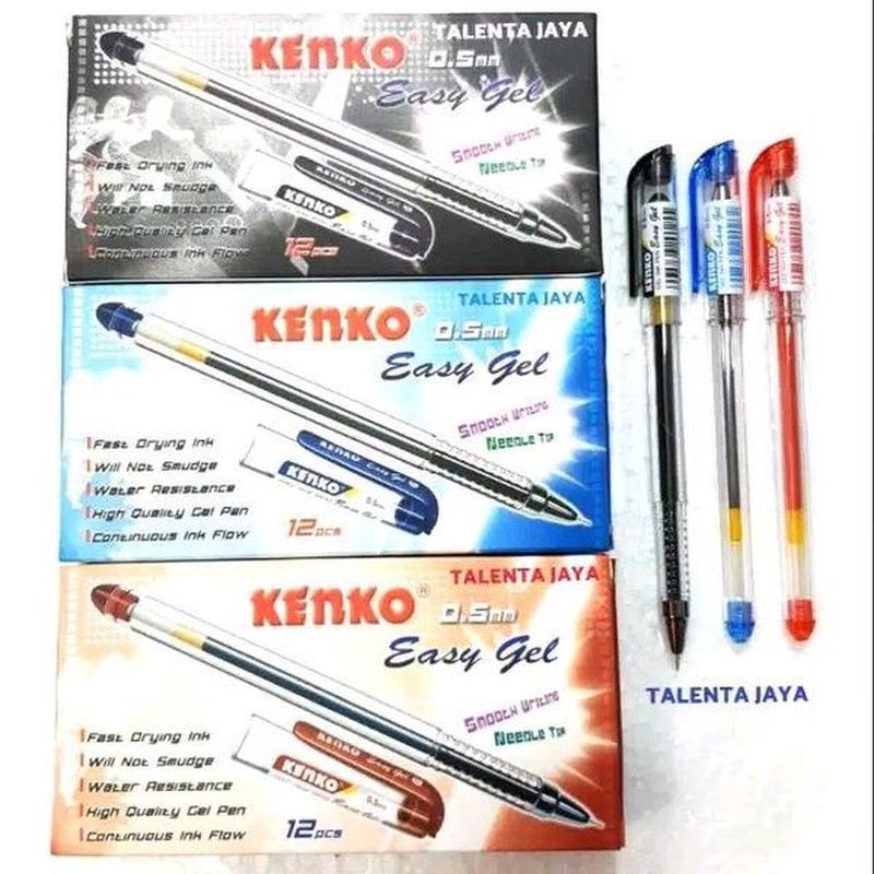

kenko pulpen easy gel pena cair 0.5 mm