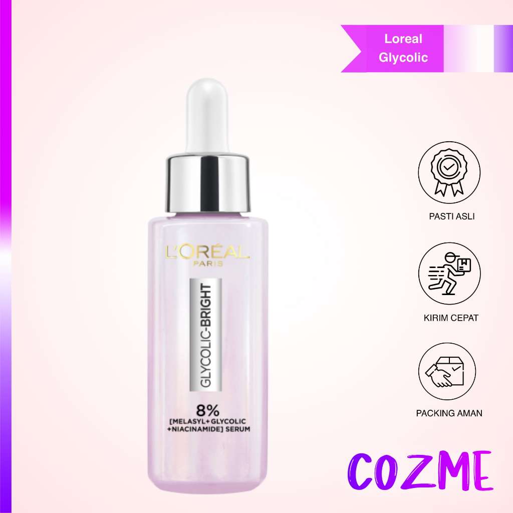 LOREAL Paris Glycolic Bright Anti Dark Spot Brightening Serum
