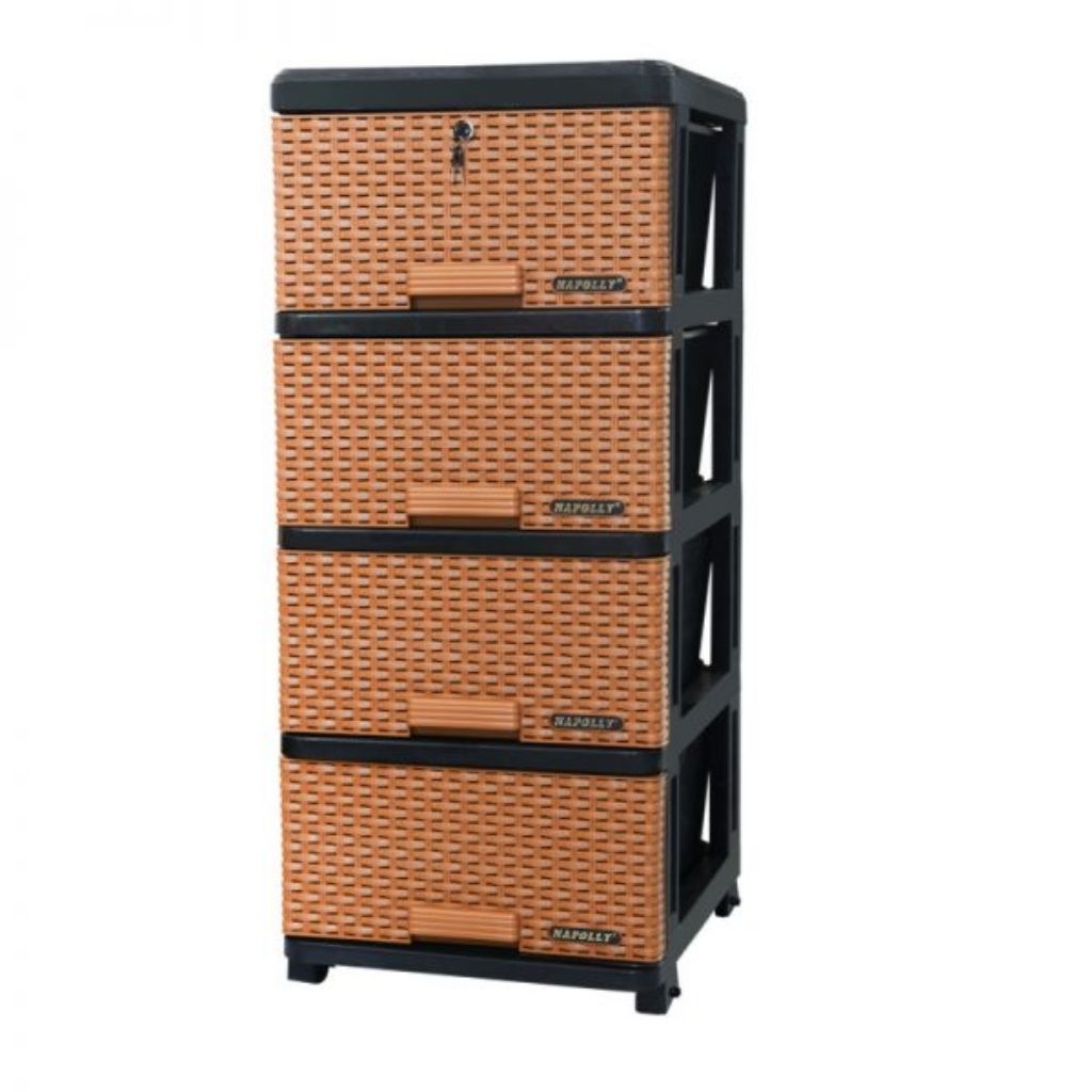 Napolly Lemari Plastik Susun 4