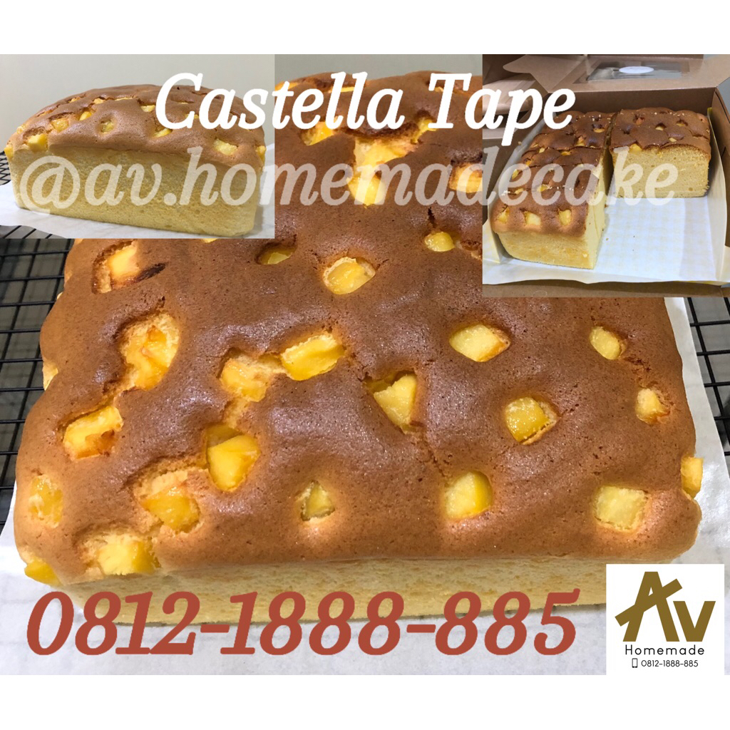 

Tape / Cassava (Castella Cake)
