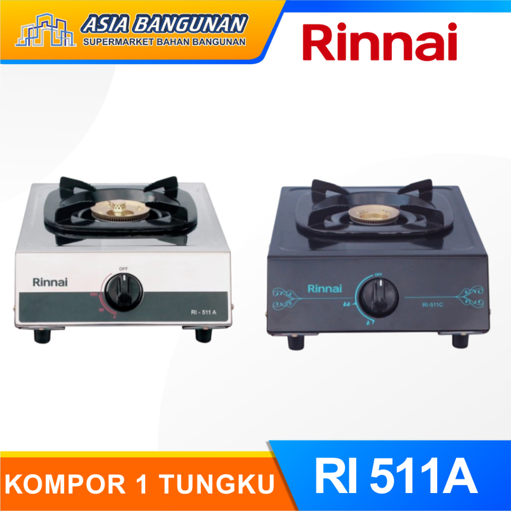 Rinnai Kompor Gas 1 Tungku - RI 511A/RI 511C