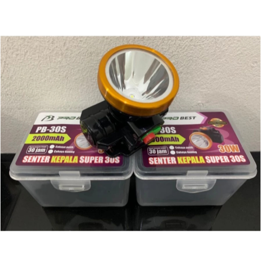 Senter Kepala Probest 30 Watt PB-30S / Senter Jidat / Headlamp Charger
