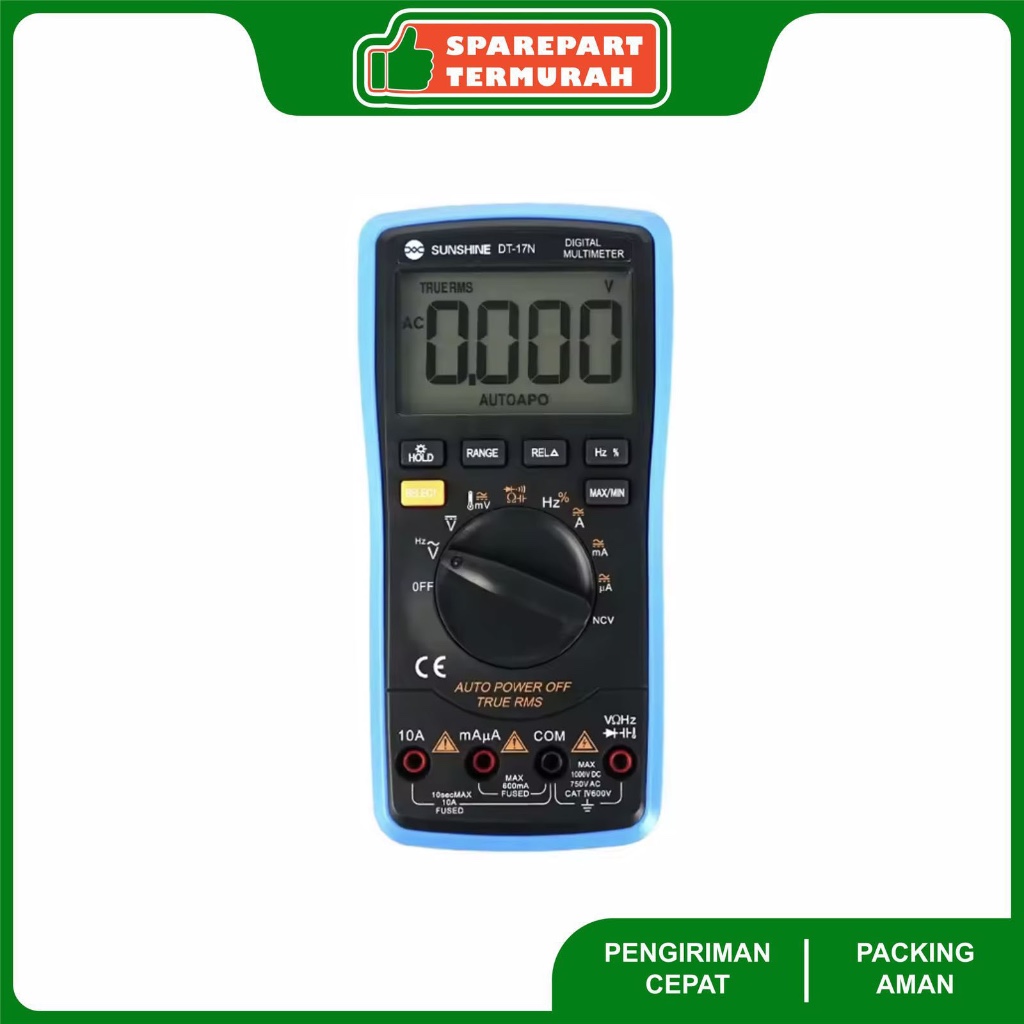 Multitester Digital Sunshine DT-17N Original