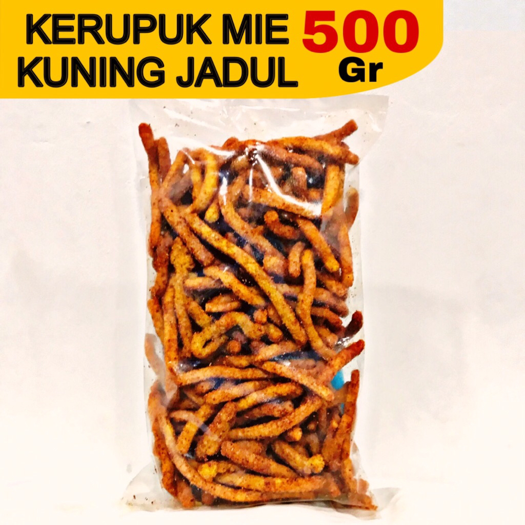 

Kerupuk Mie Sibocil 500 Gr Cemilan pedas Jajanan Makanan Jadul Khas Tasikmalaya pedas gurih nikmat