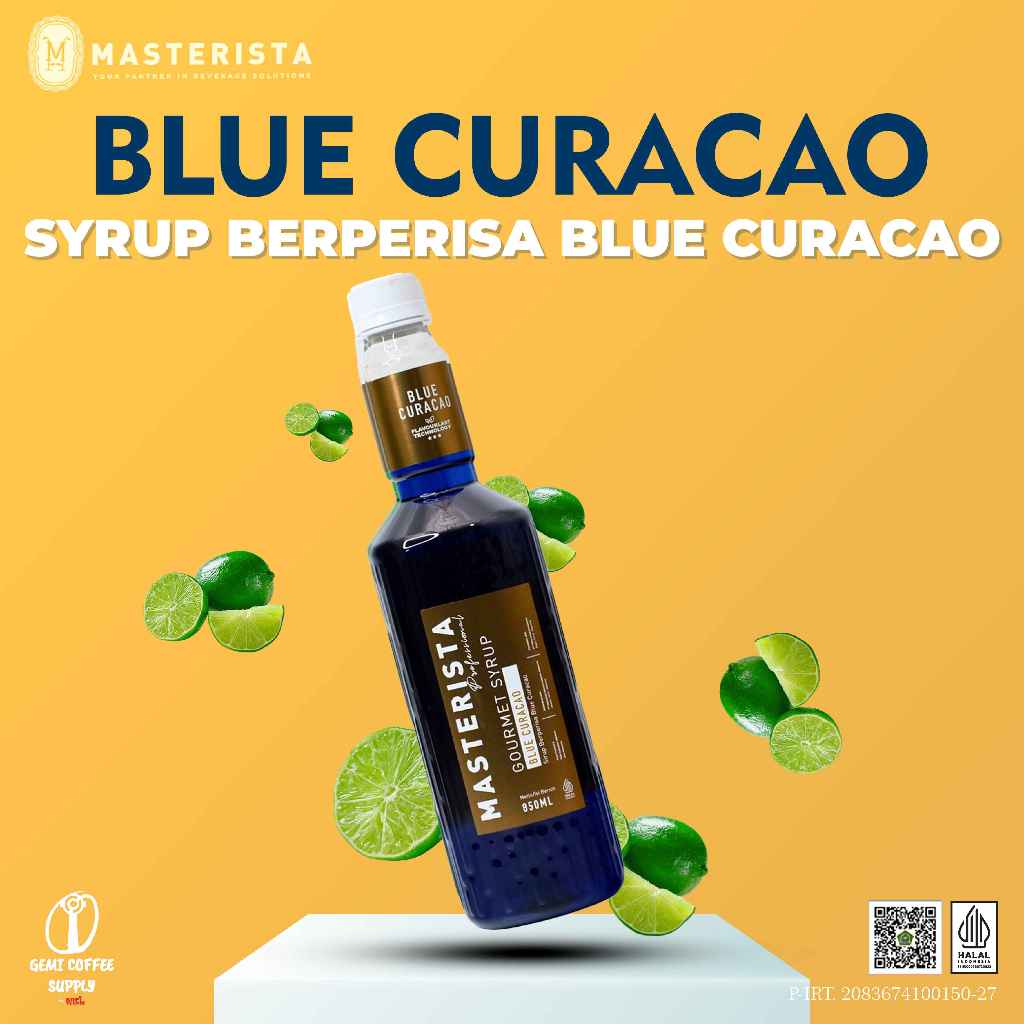 

Masterista Flavour Syrup - Blue Curacao 850ml