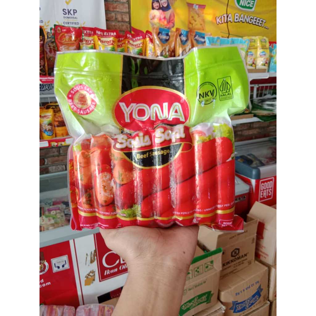 

Sosis Merah Yona Delicious Beef Sausages 450gr