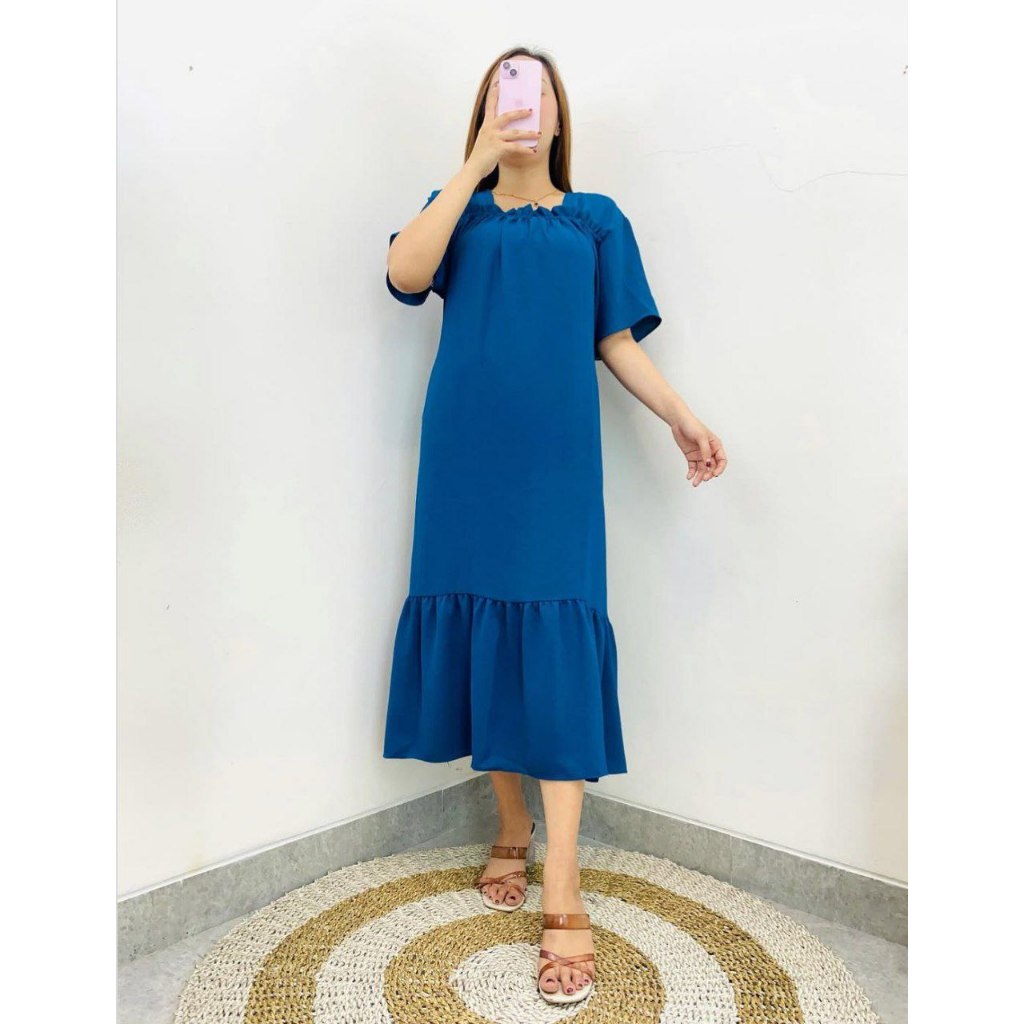 Benang Raja Daster Crinkle Kerut Dada