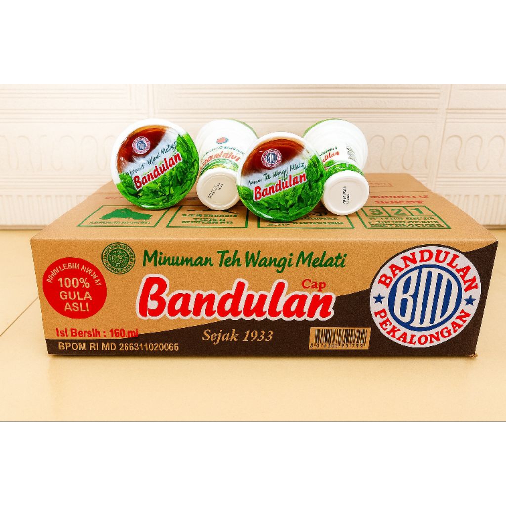 

Minuman Teh Cap Bandulan Wangi Melati 1 Dus 24x160ml