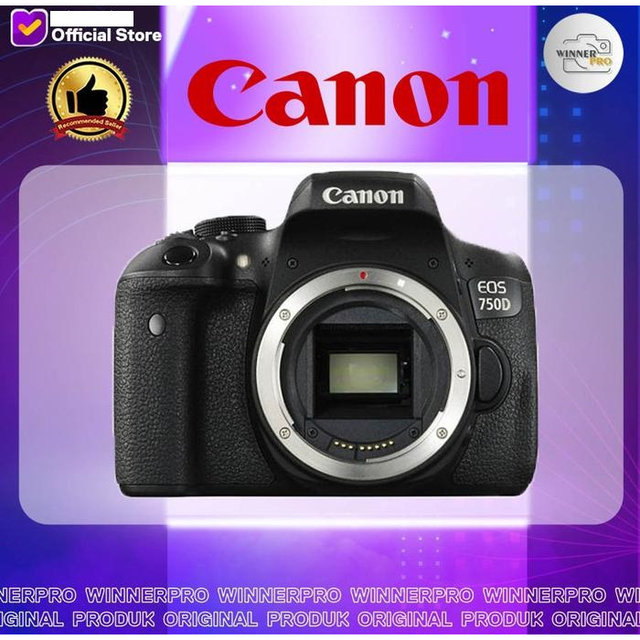Kamera Canon Eos 750D Body Only - Canon Eos 750D