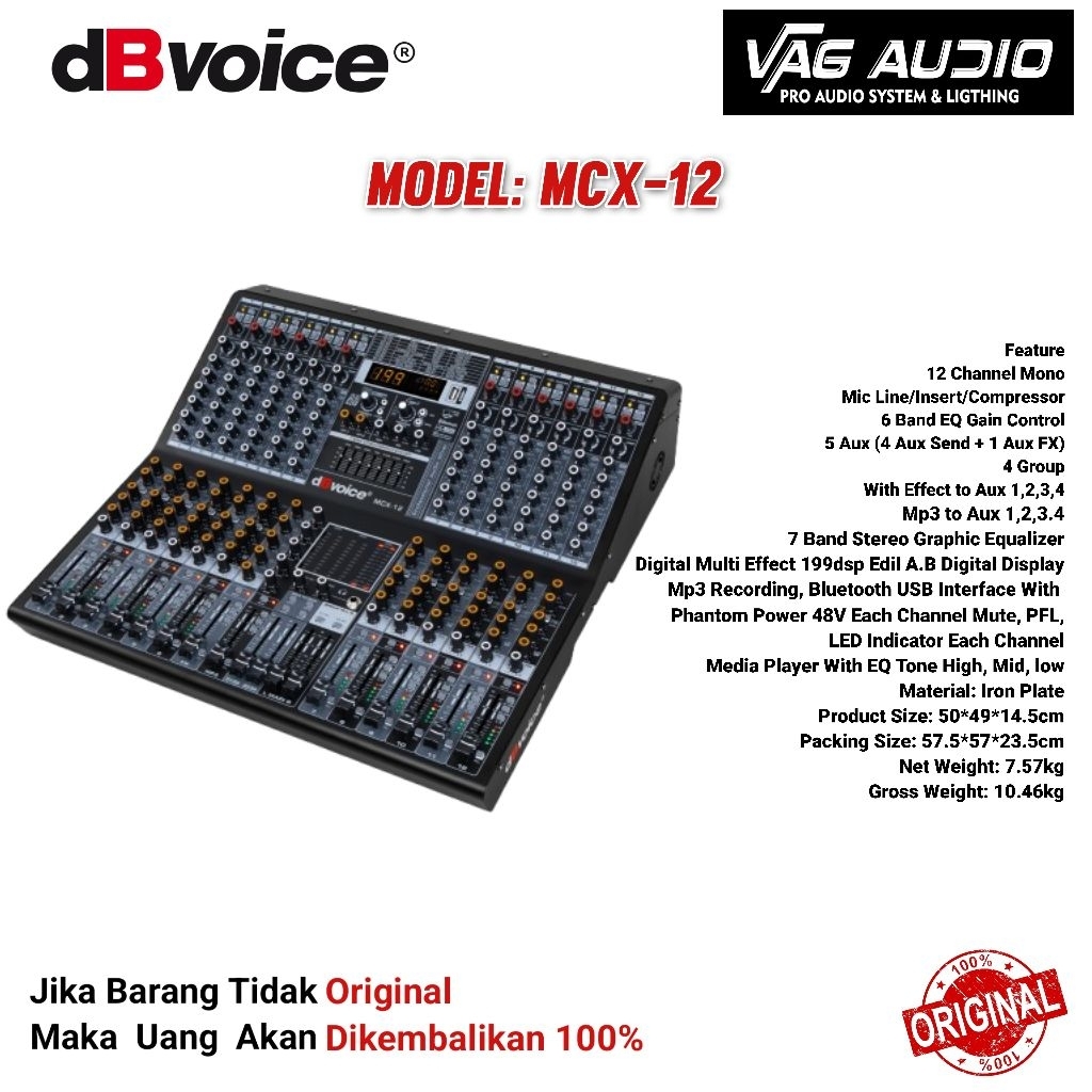 MIXER DBVOICE MCX 12