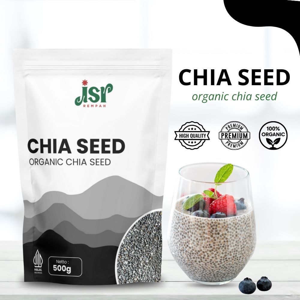 

Chiaseed Organik Biji Chia Seed Premium Diet Alami Efektif Menurunkan Berat Badan 500 gr