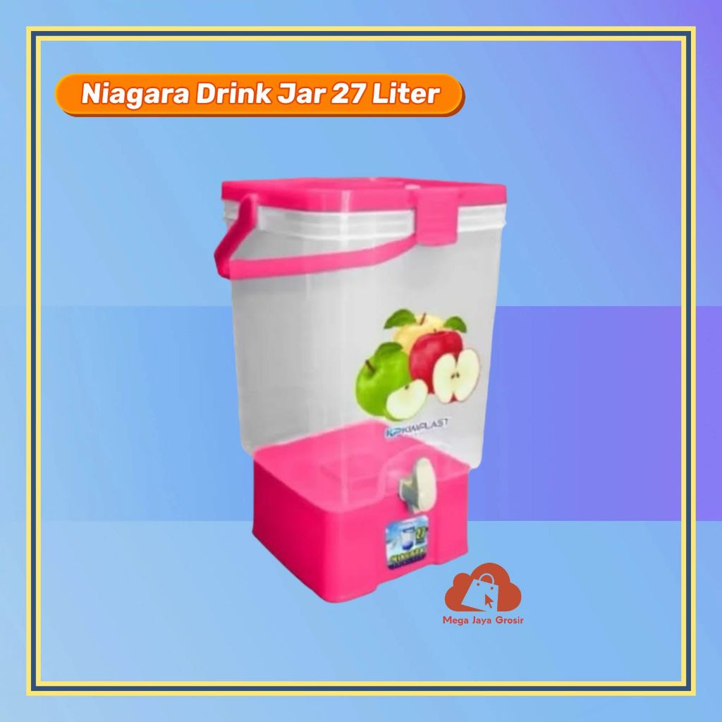 DISPENSER NIAGARA 27 LITER / DRINK JAR PLASTIC 27 LITER / DISPENSER PLASTIK