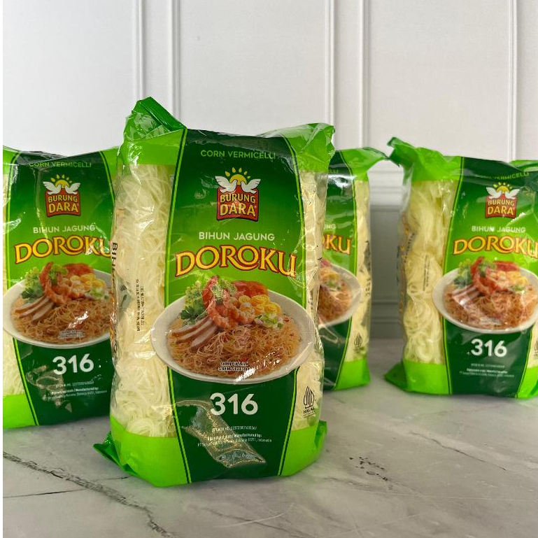 

Bihun Jagung Cap Doroku ball (316gr x 12)