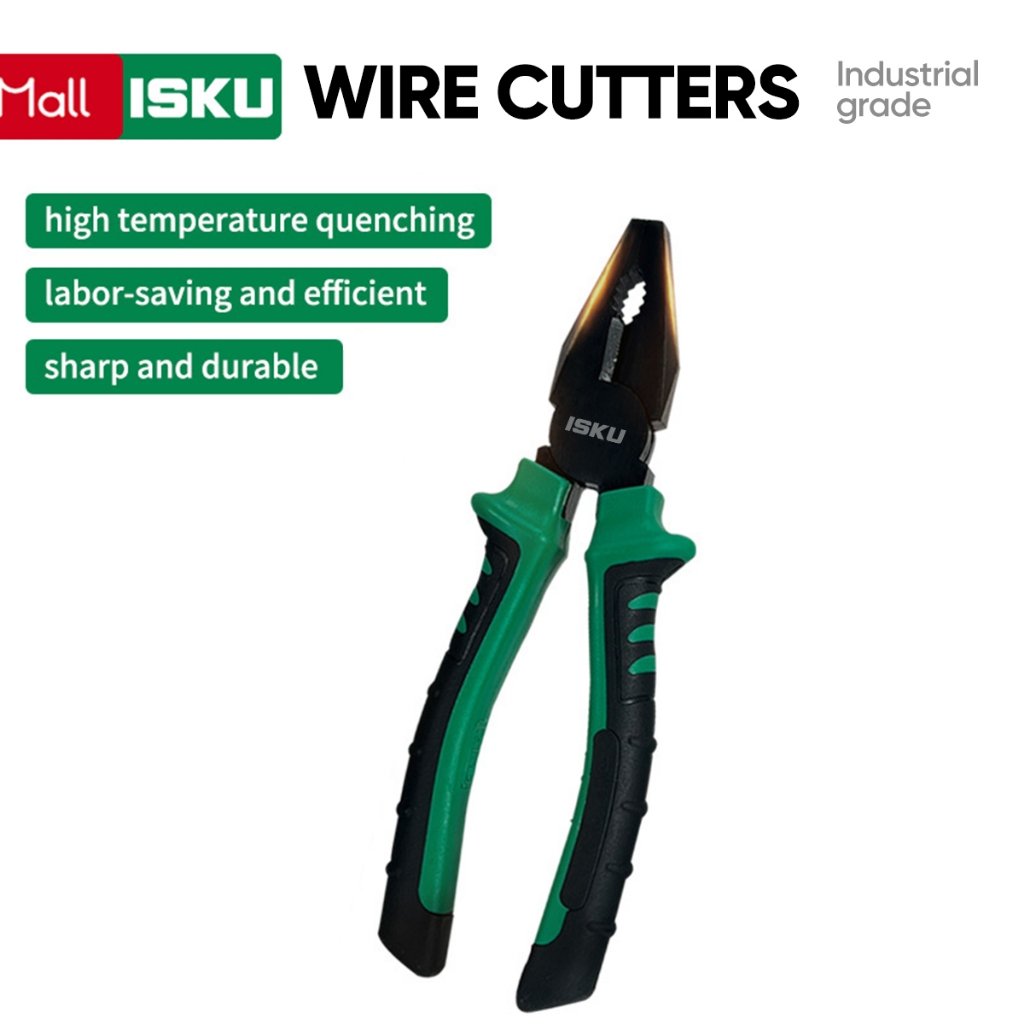 ISKU Tang Multifungsi 6 Inch Lancip tang Kombinasi Tang Kombinasi Tang Lancip 6 inch Tang anti karat