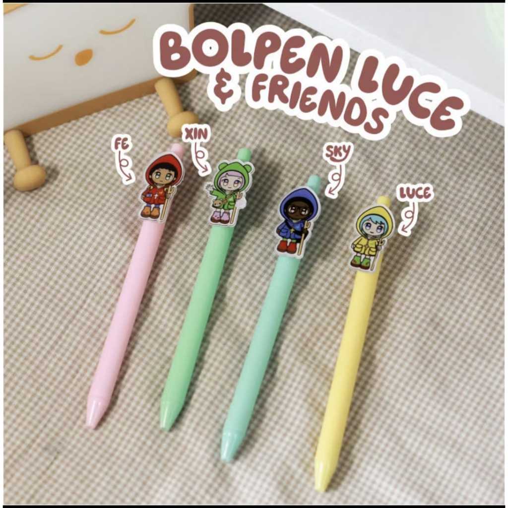 

Bolpen Luce And Friends Yubileum Pen Pena Anime Manga Souvenir Hampers Hadiah Gift Pulpen Pen Pena Stationery Alat Tulis Anak Sekolah
