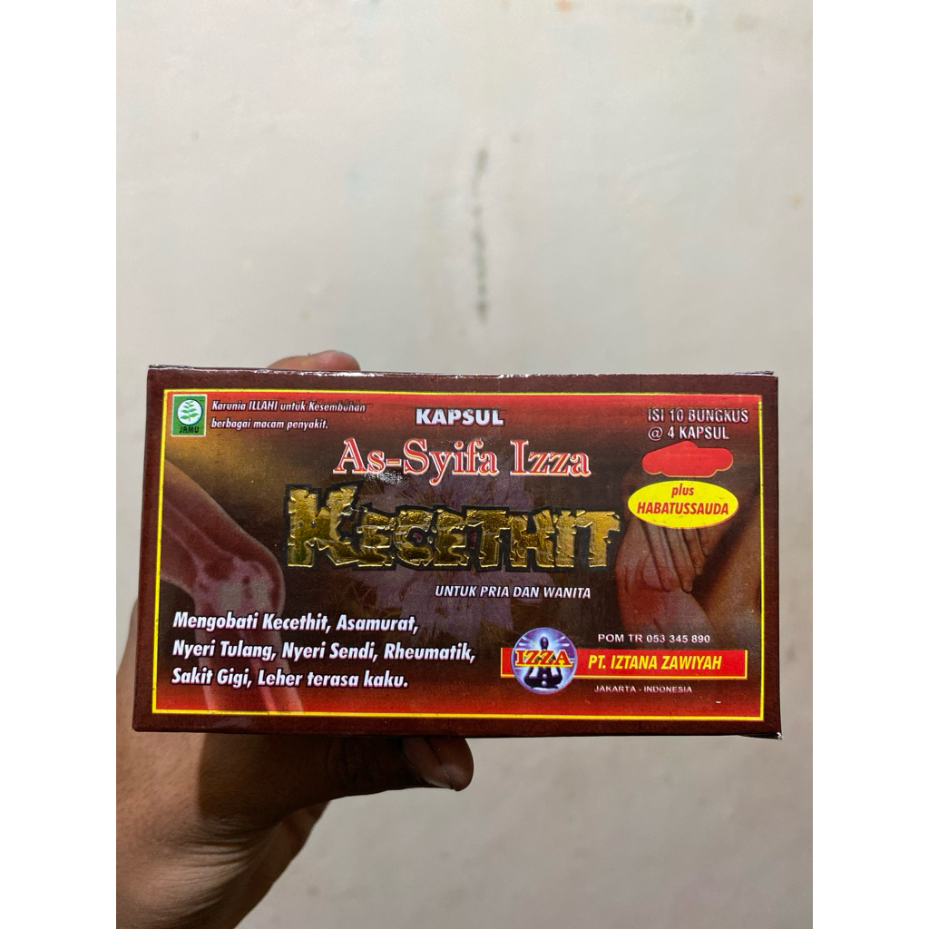kapsul kecetit as-syifa izza