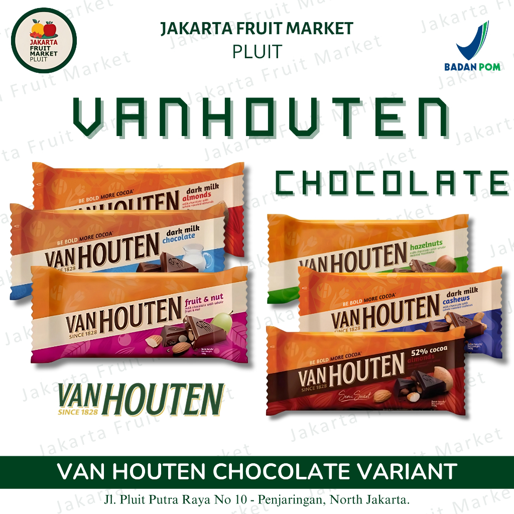 

Cokelat Van Houten Chocolate 43% Cocoa Variant