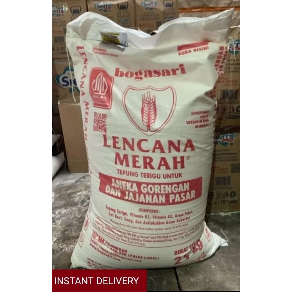 

TERIGU LENCANA MERAH 25KG (INSTANT)