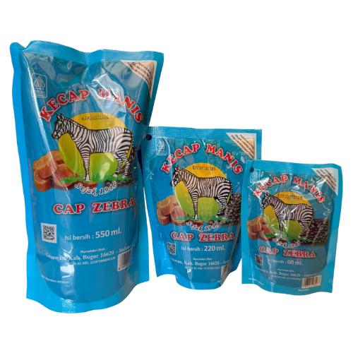 

Kecap manis cap zebra refill 60/220/550 ml