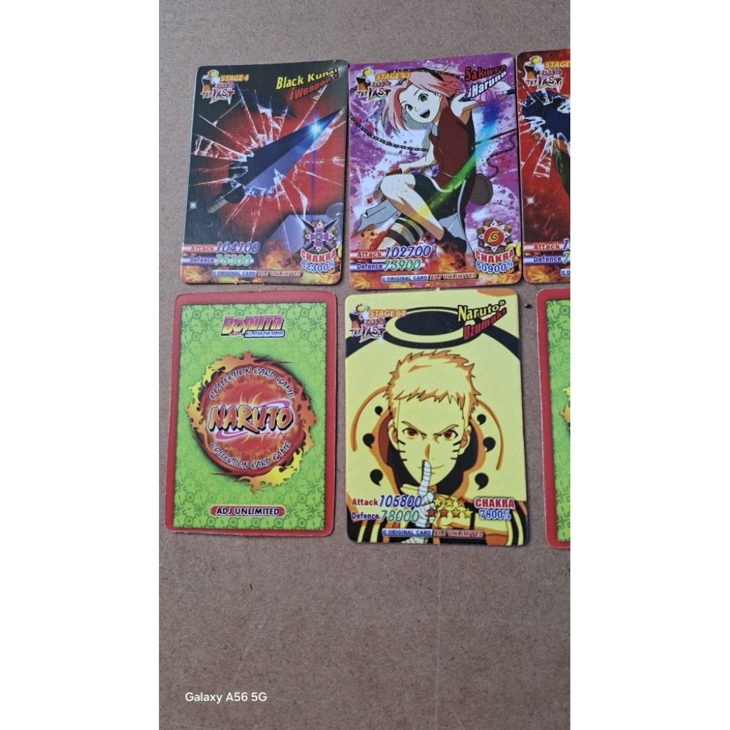 Mainan Anak Kartu Naruto Isi 30 Lembar