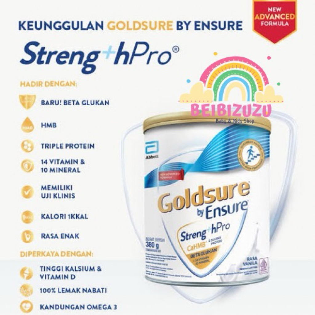 

Goldsure by ensure 380/800gr (ED 04/2027)