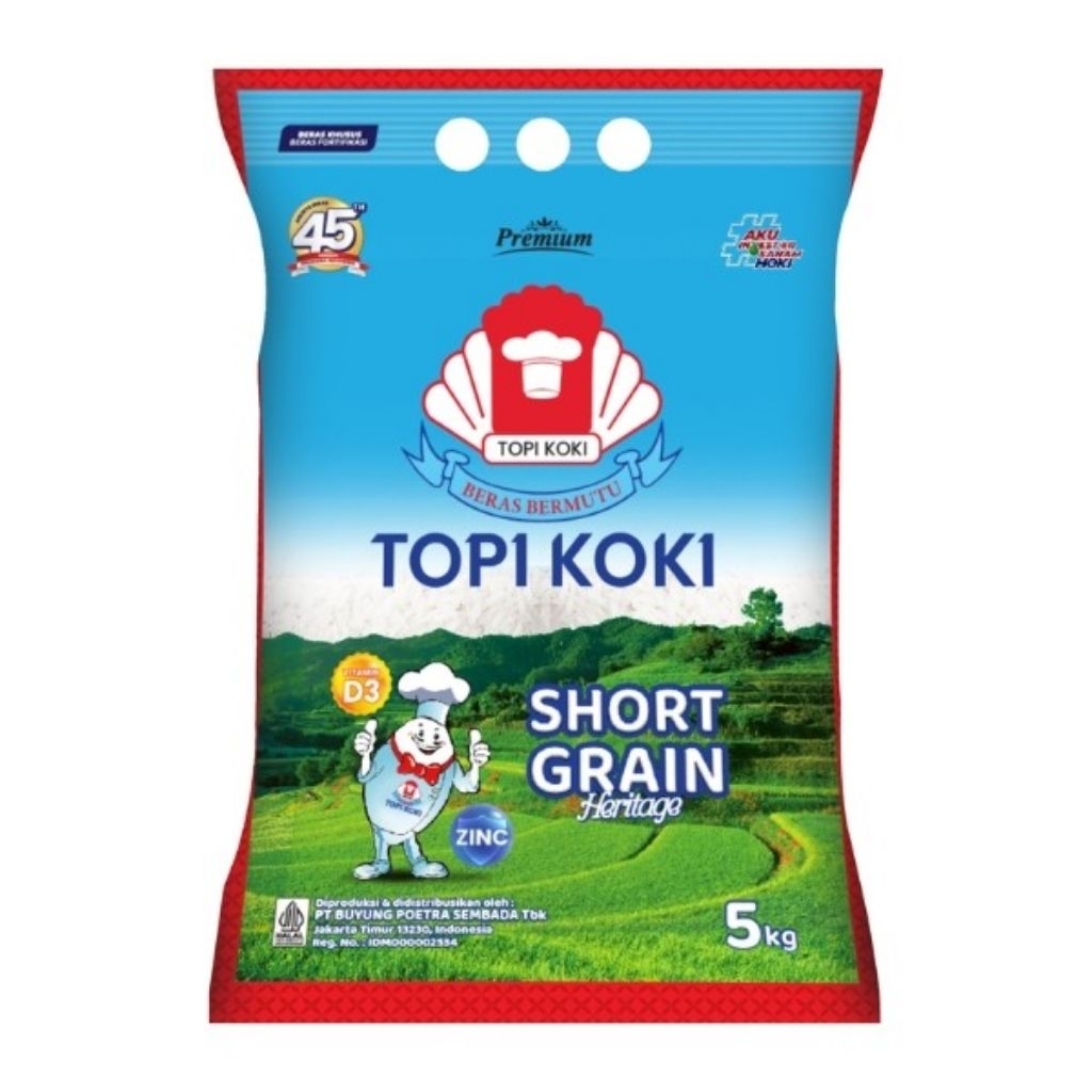 BERAS TOPI KOKI 5KG