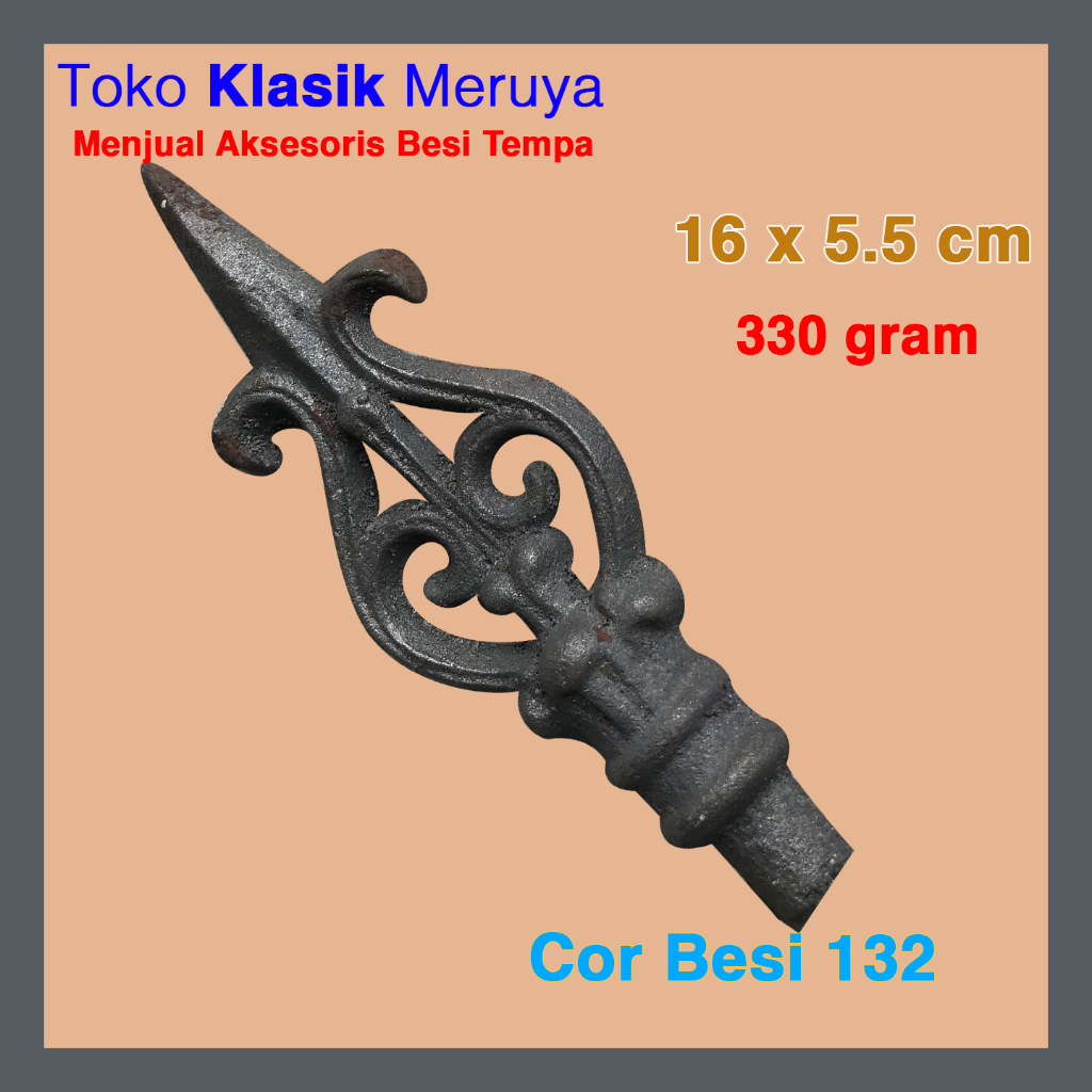 Tombak cor besi 132