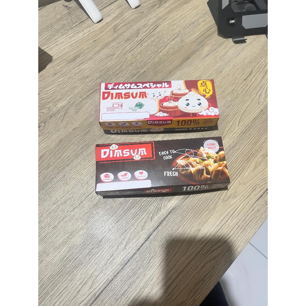 

Dus DIMSUM panjang box dumsum cetak/luchbox /paperlunchbox take away/dus cemilan