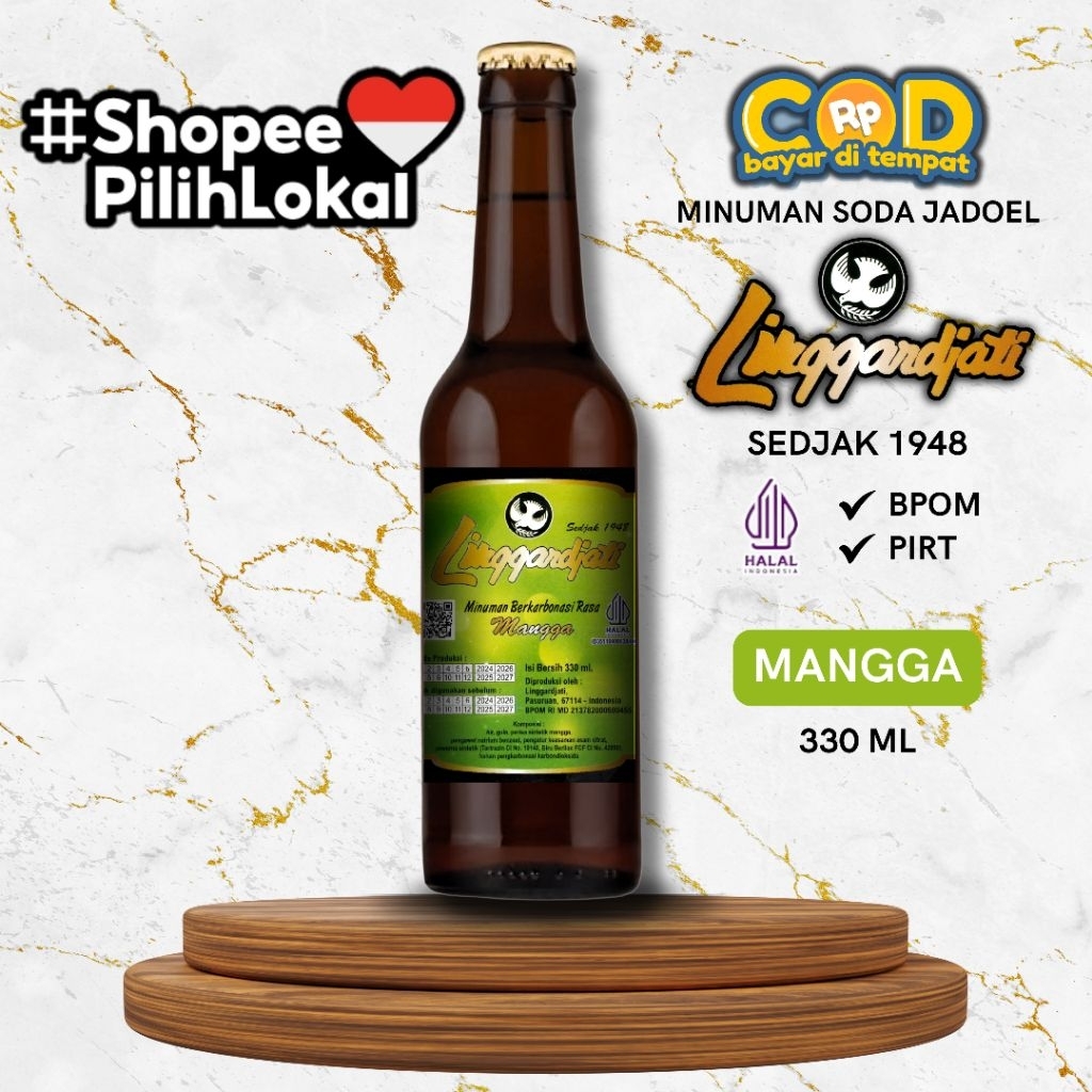 

Limun Soda Linggarjati Mangga 330ml | Linggardjati Halal Termurah