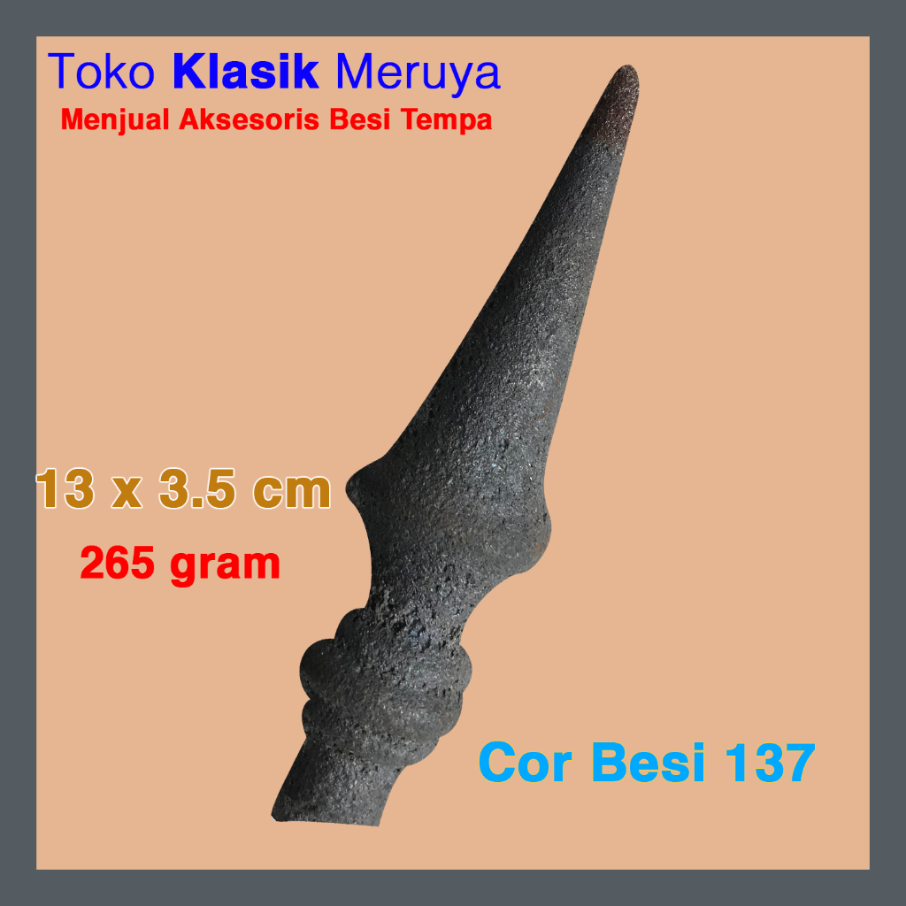 Tombak cor besi 137